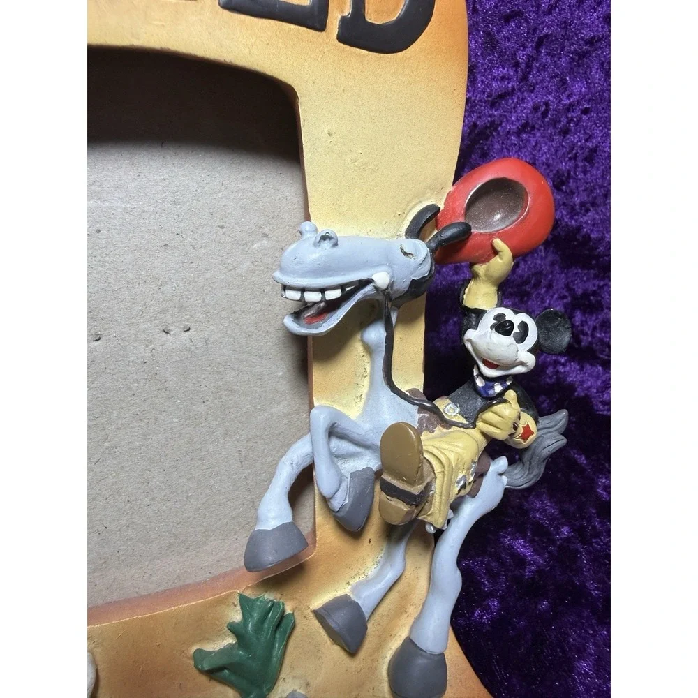 Mickey Mouse 3D Frame Wanted Cowboy Western‎ Desert Southwestern Scene